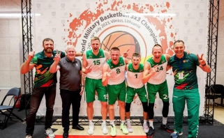 Lietuviai triumfavo pasaulio kariškių 3x3 krepšinio čempionate